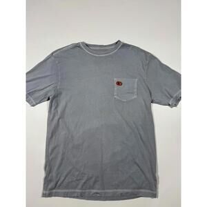 Johnnie-O Iowa State Cyclones Logo Pocket T Shirt Gray Mens Small